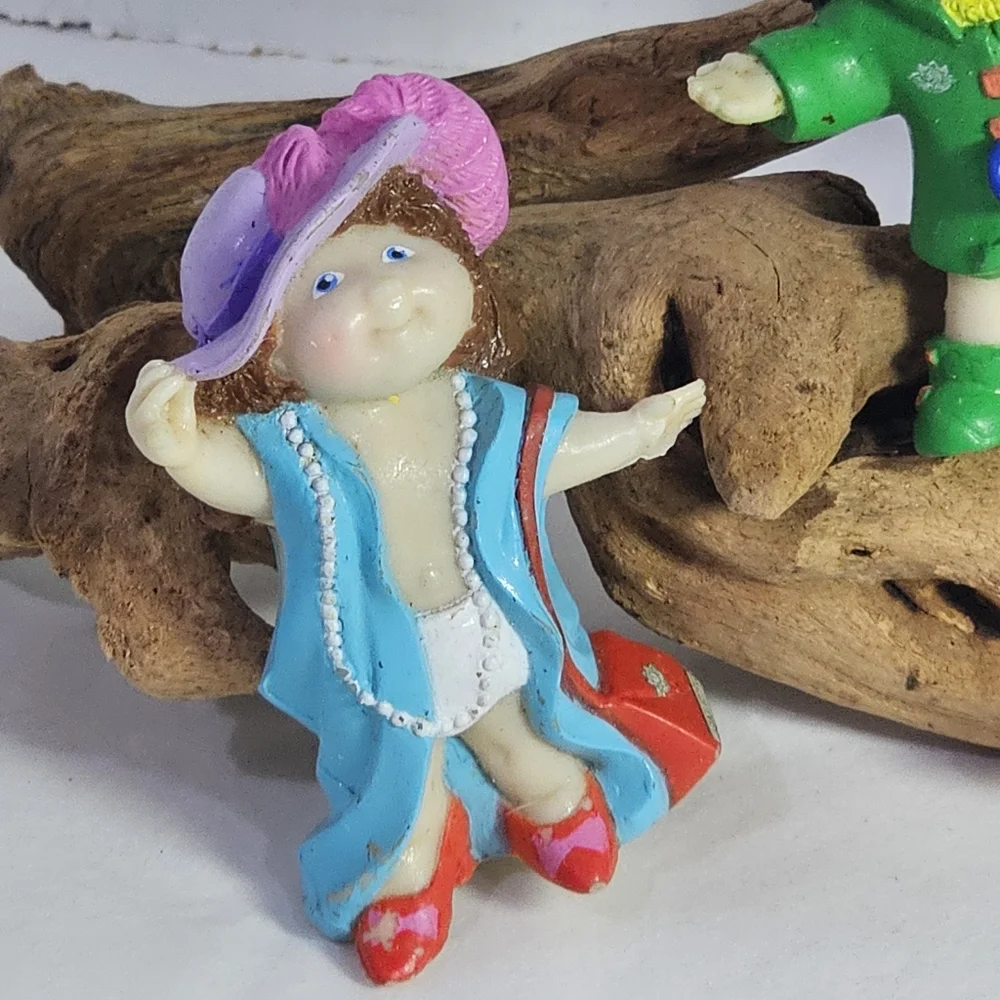 Vintage Set Of 3 Cabbage Patch Baby Figurines 1984